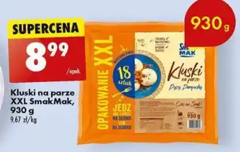 Biedronka Kluski na parze XXL SmakMak 930 g oferta