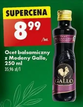 Biedronka Ocet balsamiczny z Modeny Gallo 250 ml oferta