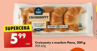 Biedronka Croissanty z masłem Pano 200 g oferta