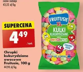 Biedronka Chrupki kukurydziane owocowe Fruitusie 100 g oferta