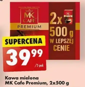 Biedronka Kawa mielona MK Cafe Premium 2x500 g oferta