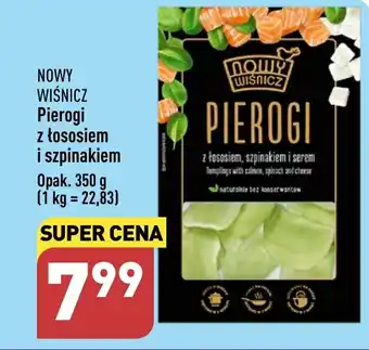 ALDI Pierogi z łososiem i szpinakiem 350 g oferta