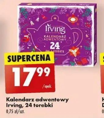 Kalendarz adwentowy Irving 24 torebki
