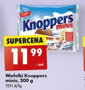 Biedronka Wafelki Knoppers minis 200 g oferta