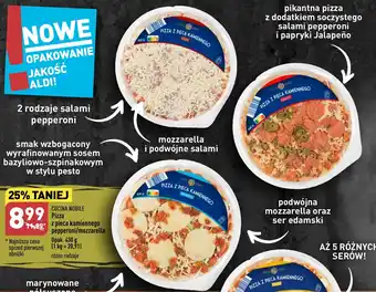 Pizza z pieca kamiennego pepperoni/mozzarella 430 g