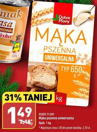 ALDI Mąka pszenna uniwersalna 1 kg oferta