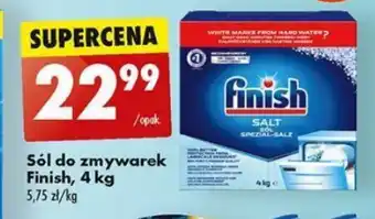 Biedronka Sól do zmywarek Finish 4 kg oferta