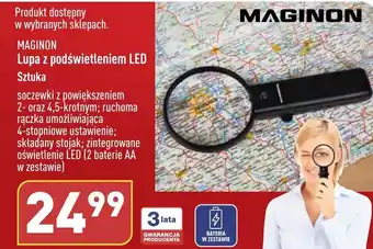 ALDI MAGINON Lupa z podświetleniem LED oferta
