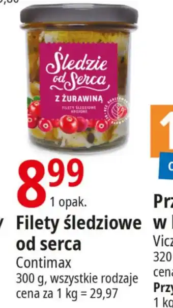 E.Leclerc Filety śledziowe od serca Contimax 300g oferta