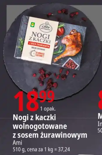 E.Leclerc Nogi z kaczki wolnogotowane z sosem żurawinowym Ami 510g oferta