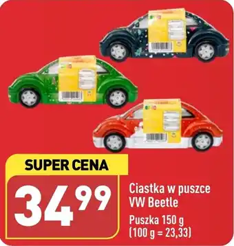 ALDI Ciastka w puszce VW Beetle 150 g oferta