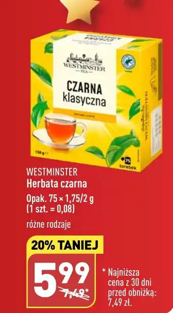ALDI Herbata czarna oferta