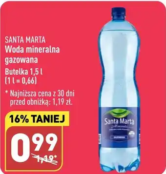 ALDI Woda mineralna gazowane oferta