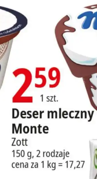 E.Leclerc Deser mleczny Monte Zott 150g oferta