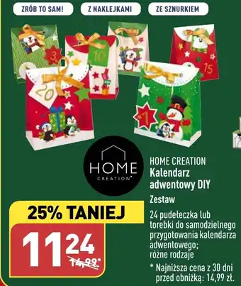 ALDI Kalendarz adwentowy DIY oferta