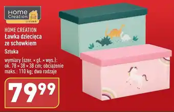 ALDI Ławka dziecięca ze schowkiem oferta