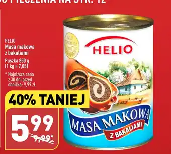 ALDI Masa makowa z bakaliami 850 g oferta