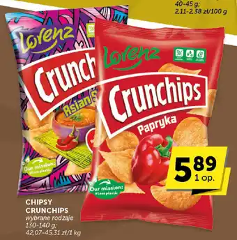 Euro Sklep CHIPSY CRUNCHIPS 130-140 g oferta