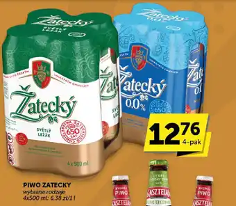 Euro Sklep PIWO ZATECKY 4x500 ml oferta