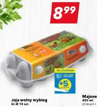 Jaja wolny wybieg 10szt.