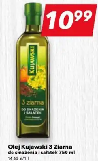 Lewiatan Olej Kujawski 3 Ziarna do smażenia i sałatek 750 ml oferta