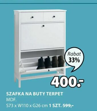 JYSK Szafka na buty terpet oferta