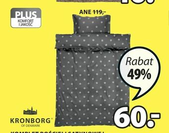 JYSK Komplet pościeli satynowej oferta