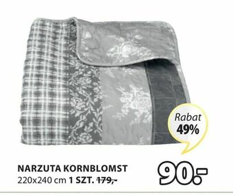 JYSK Narzuta kornblomst oferta