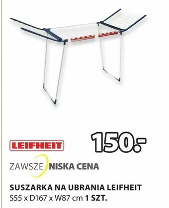 JYSK Suszarka na ubrania leifheit oferta
