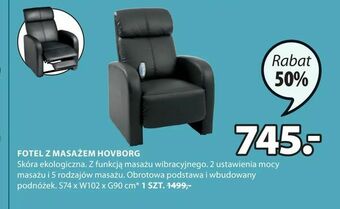 JYSK Fotel z masażem hovborg oferta