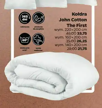 Netto Kołdra John Cotton The First oferta