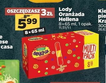 Netto Lody Oranżada Hellena oferta
