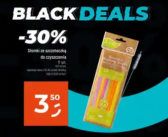 Dealz Słomki ze szczoteczką do czyszczenia 17 szt. oferta