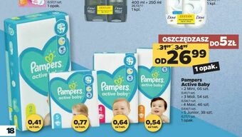 Netto Pampers Active Baby oferta
