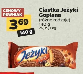 Netto Ciastka Jeżyki Goplana oferta