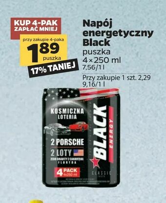 Netto Napój energetyczny Black oferta