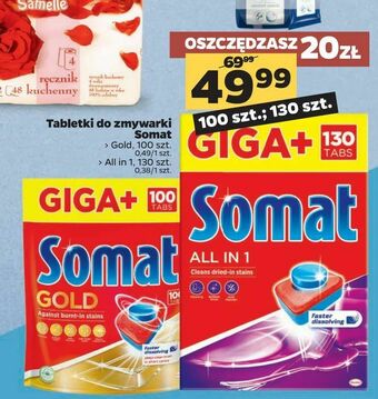 Netto Tabletki do zmywarki Somat oferta