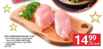 Selgros FILET Z PIERSI KURCZAKA OK. 1,2 KG oferta