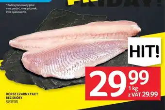 Selgros DORSZ CZARNY FILET BEZ SKÓRY 1kg oferta