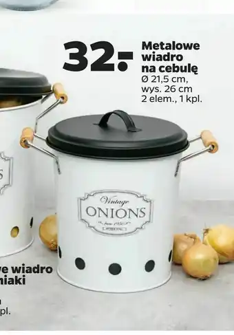 Netto Metalowe wiadro na cebulę oferta