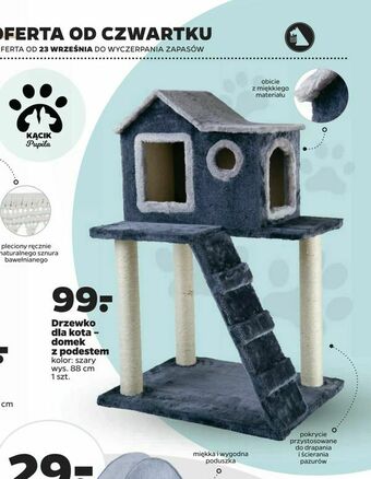 Netto Drzewko dla kota - domek z podestem oferta