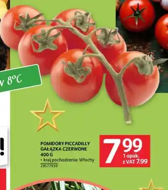 Selgros POMIDORY PICCADILLY GAŁĄZKA CZERWONE 400 G oferta