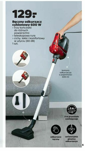 Netto Ręczny odkurzacz cyklonowy 600 W oferta