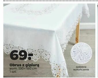 Netto Obrus z gipiurą oferta