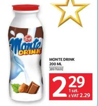 Selgros MONTE DRINK 200 ML oferta