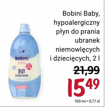Bobini Baby, hypoalergiczny płyn do prania ubranek niemowlęcych i dziecięcych, 2 l