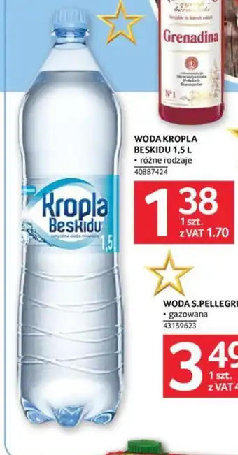 Selgros WODA KROPLA BESKIDU 1,5 L oferta