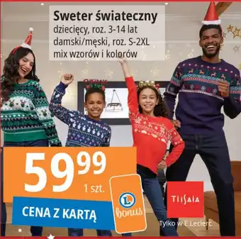 Sweter świateczny dziecięcy