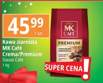 E.Leclerc Kawa ziarnista MK Café Crema/Premium Stauss Cafe 1kg oferta