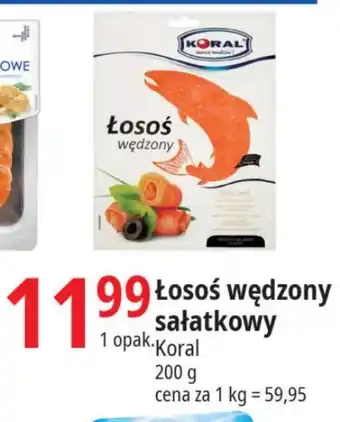 E.Leclerc Łosoś wędzony sałatkowy Koral 200g oferta